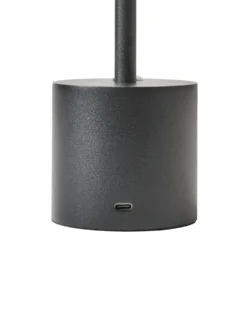 Trådløs LED-bordlampe LIZANDRO Med dæmpning Metal Sort