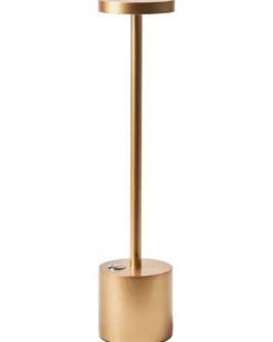 Trådløs LED-bordlampe LIZANDRO Med dæmpning Metal Guld