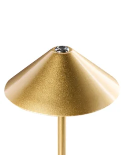 Trådløs LED-bordlampe MODJO Med dæmpning Metal Guld