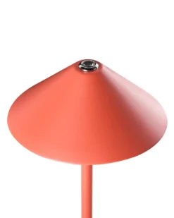 Trådløs LED-bordlampe MODJO Med dæmpning Metal Rød