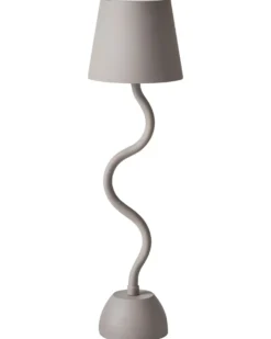 Trådløs LED-bordlampe VOUGA Med dæmpning Metal Beige