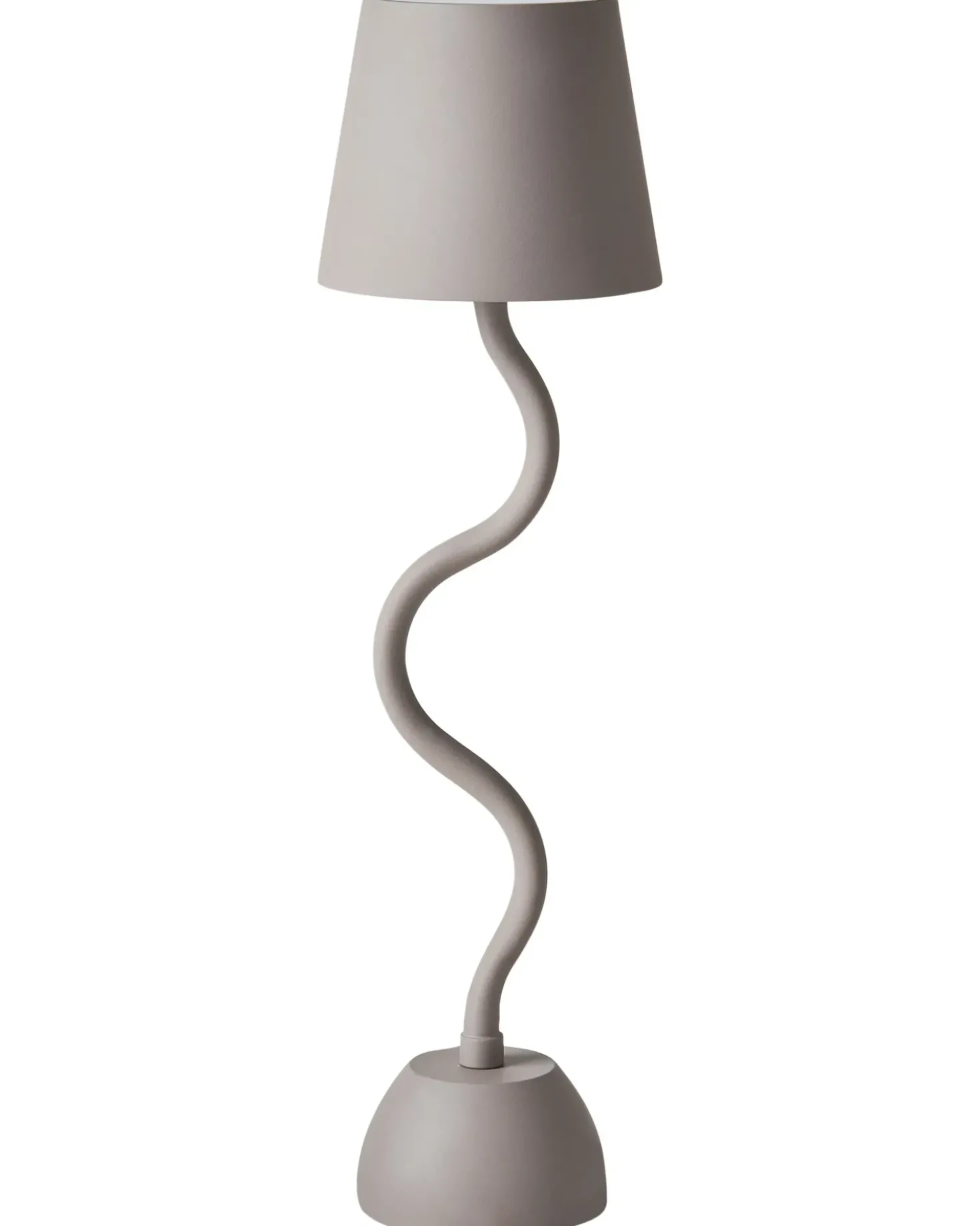 Trådløs LED-bordlampe VOUGA Med dæmpning Metal Beige