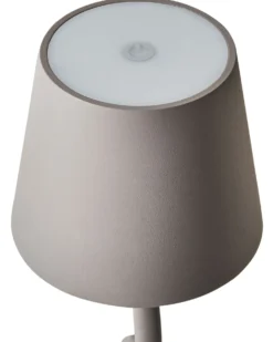 Trådløs LED-bordlampe VOUGA Med dæmpning Metal Beige