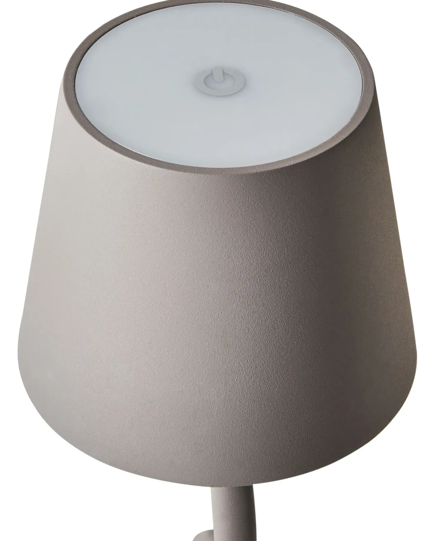 Trådløs LED-bordlampe VOUGA Med dæmpning Metal Beige
