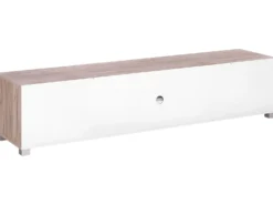TV-bord LINCOLN Brun/hvid