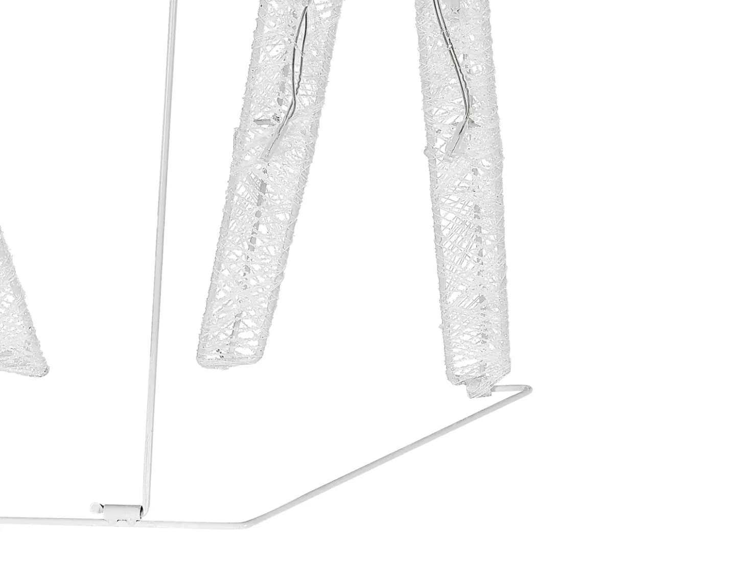 Udendørs dekoration LED ANGELI Rensdyr 92/85/49 cm Hvid