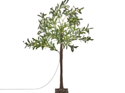 Udendørs dekoration LED CELIONI Træ 120 cm Grøn