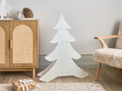Udendørs dekoration LED EDASJON Juletræ 95 cm Hvid