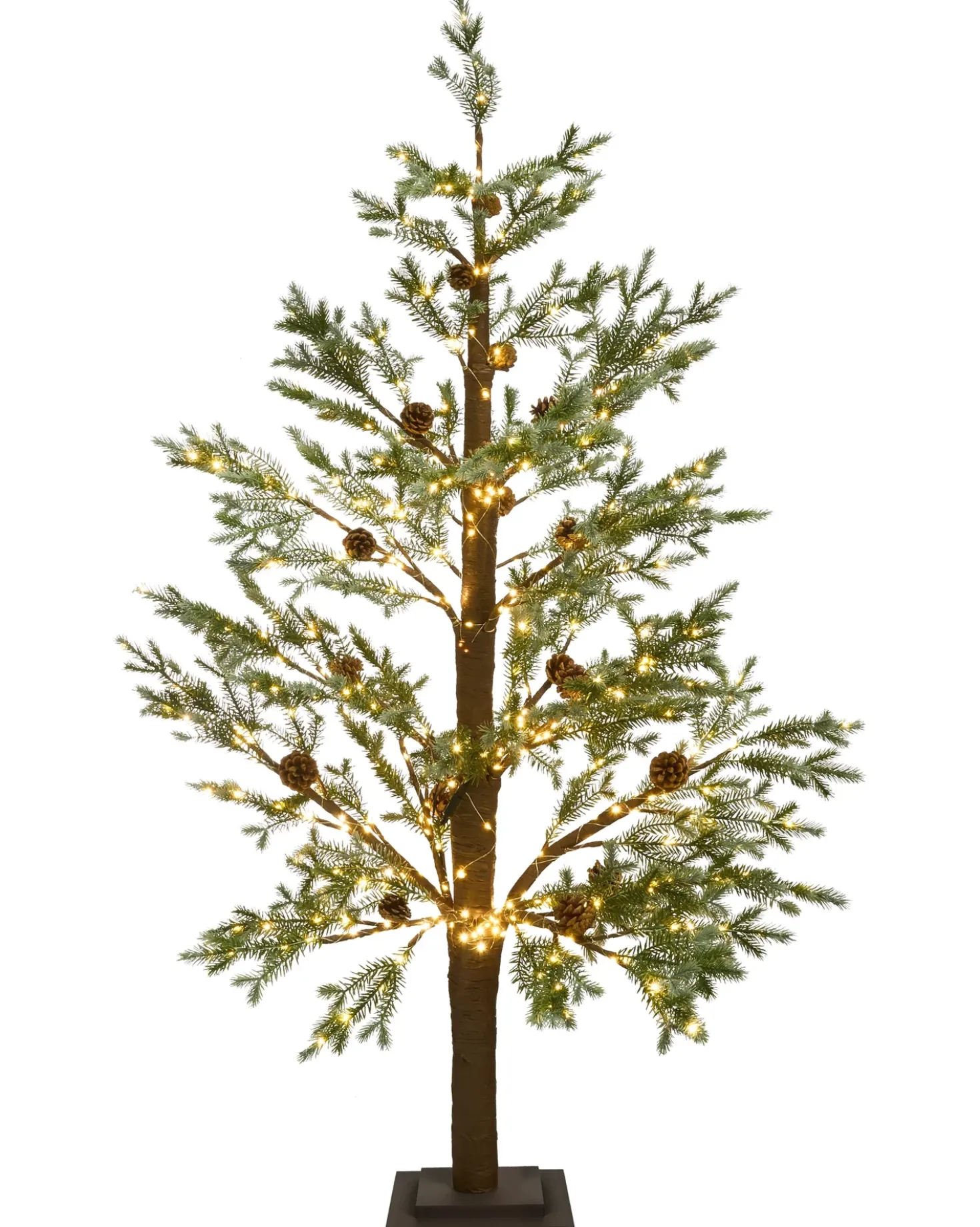 Udendørs dekoration LED LAUGARAS Juletræ 150 cm Grøn