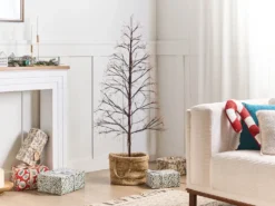 Udendørs dekoration LED LONKARI Træ 150 cm Brun