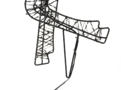 Udendørs dekoration LED RAVSJON Rensdyr 58 cm Sort