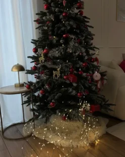 Udendørs dekoration LED SAIJA Rensdyr 46 cm Sølv