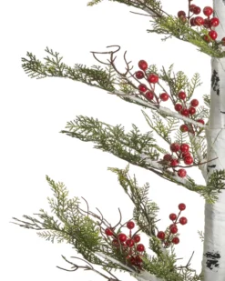 Udendørs dekoration LED VASSLEN Juletræ 160 cm Hvid