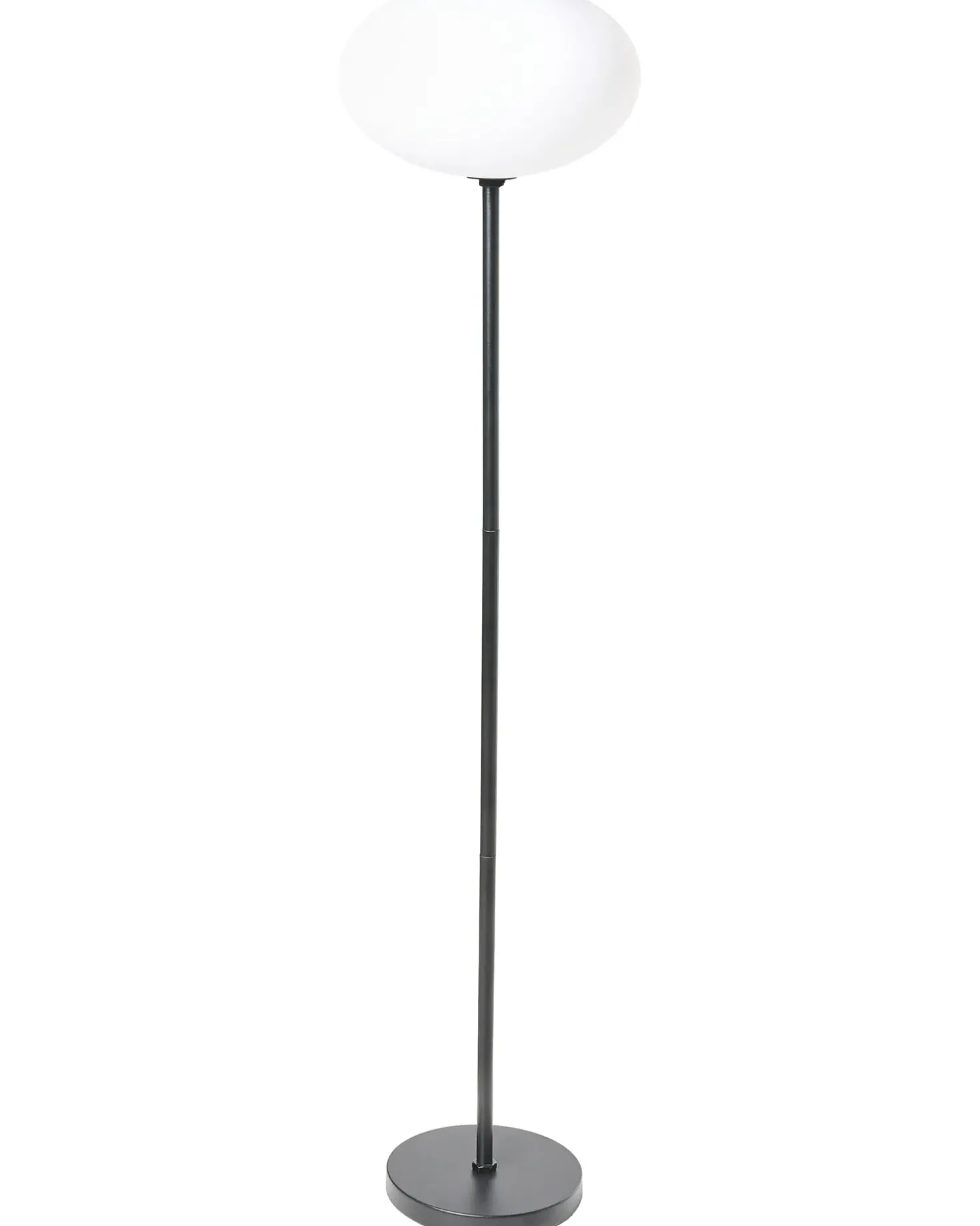 Udendørs solcelle LED-gulvlampe LUMBE Sort