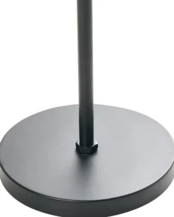 Udendørs solcelle LED-gulvlampe LUMBE Sort