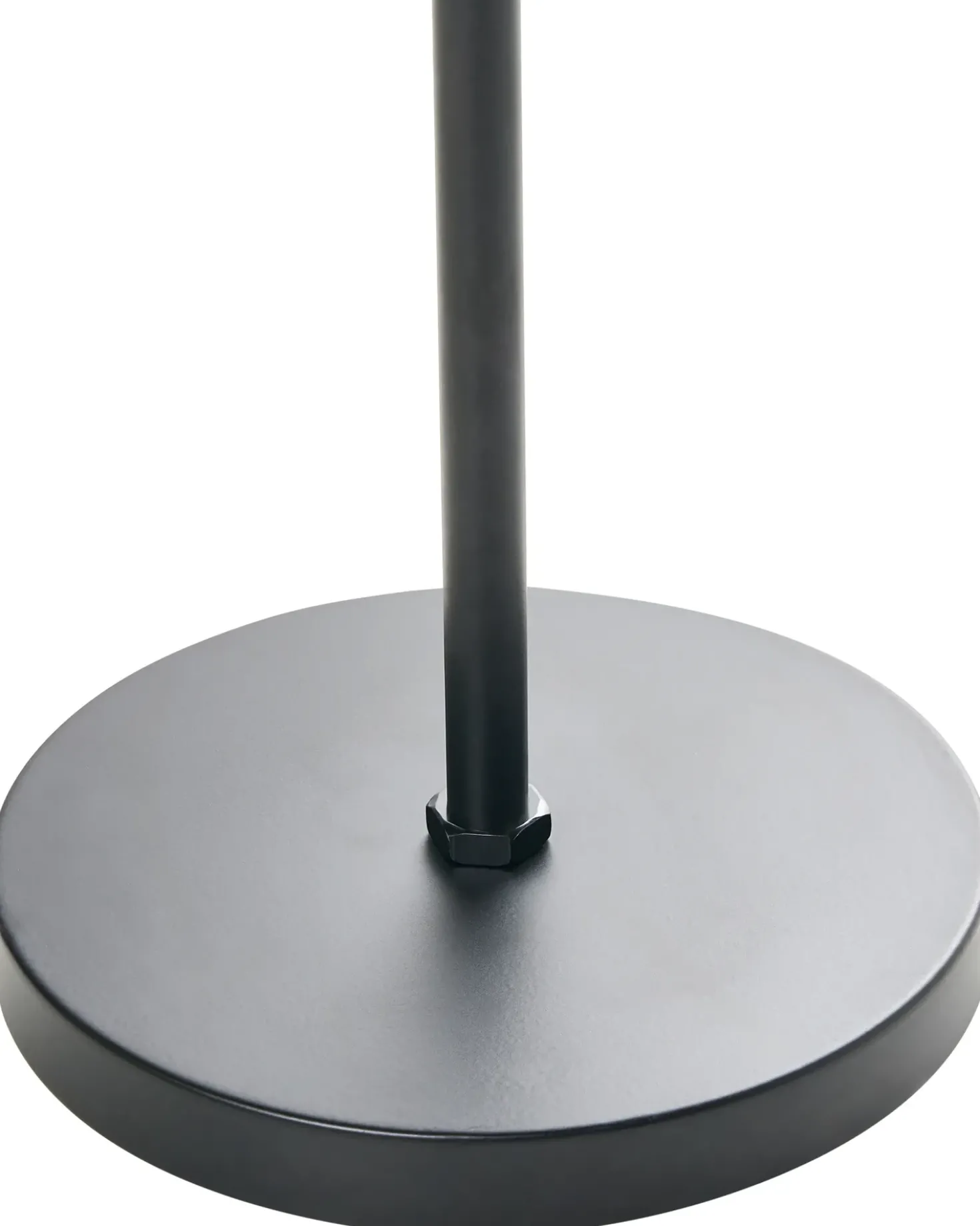 Udendørs solcelle LED-gulvlampe LUMBE Sort