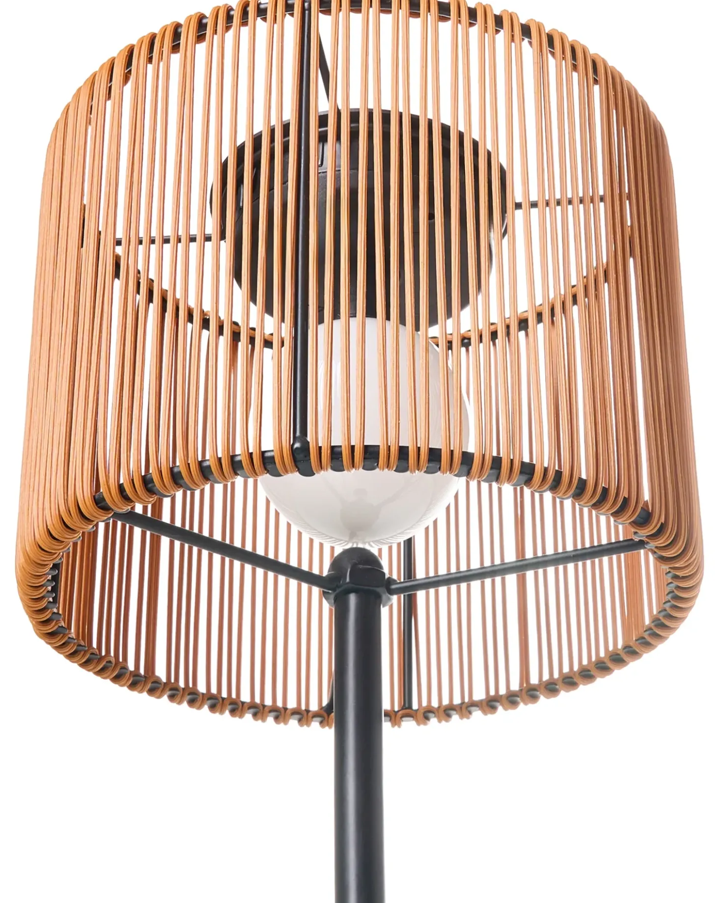 Udendørs solcelle LED-gulvlampe LUENA Brun