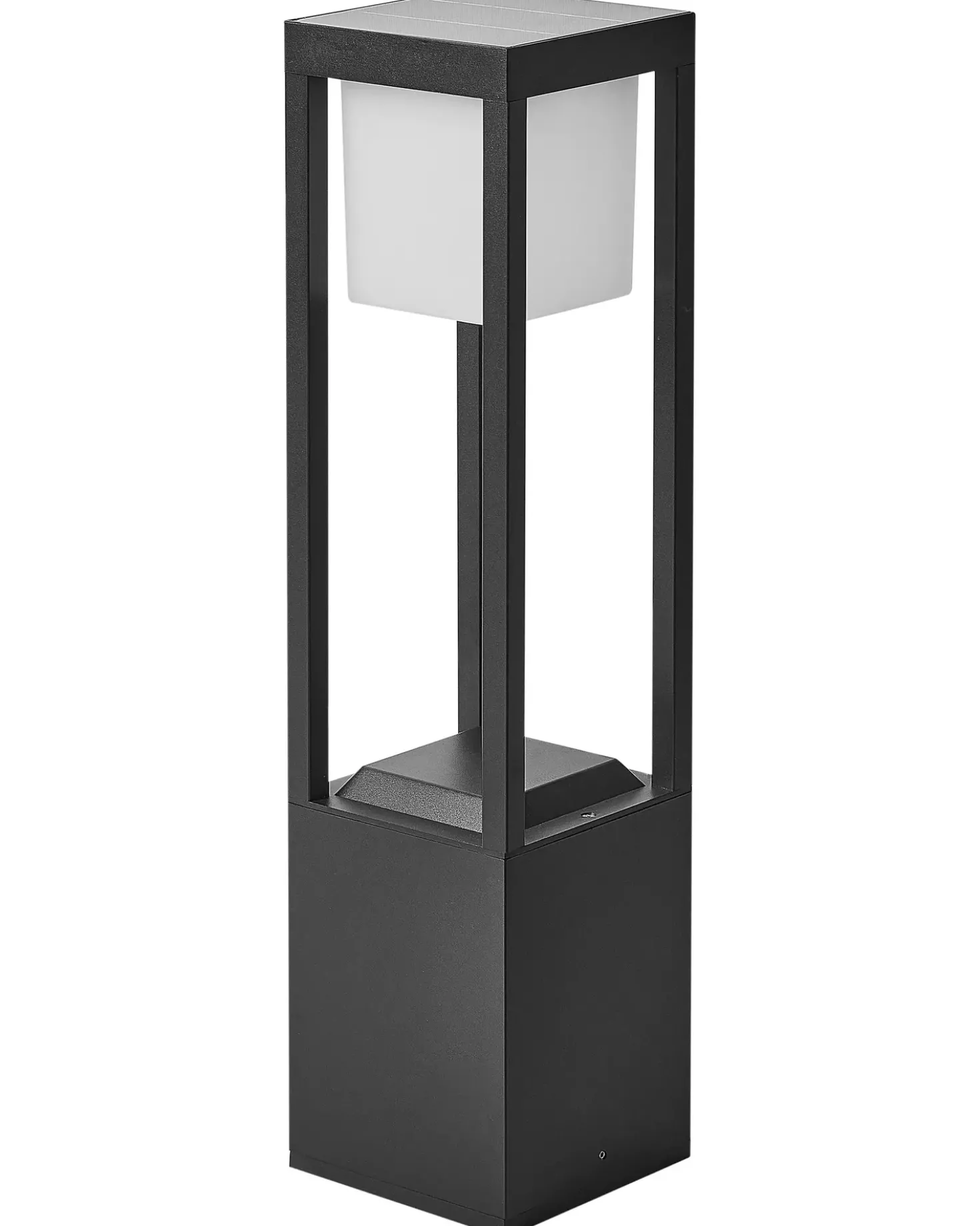 Udendørs LED-bedlampe med solceller LOON Sort
