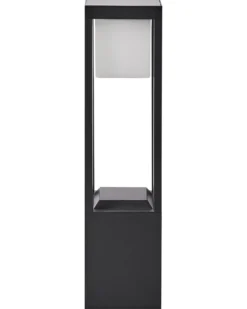 Udendørs LED-bedlampe med solceller LOON Sort