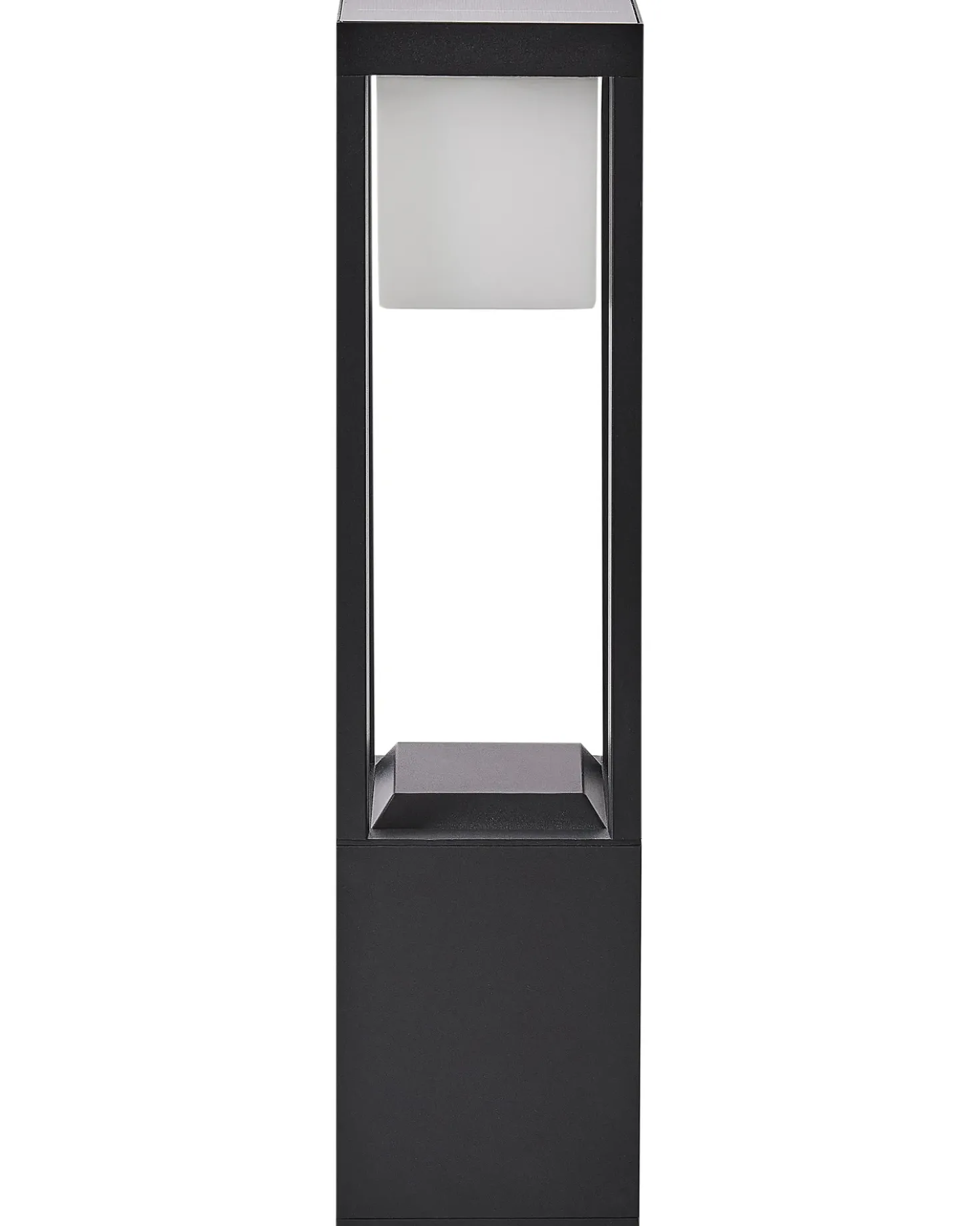Udendørs LED-bedlampe med solceller LOON Sort