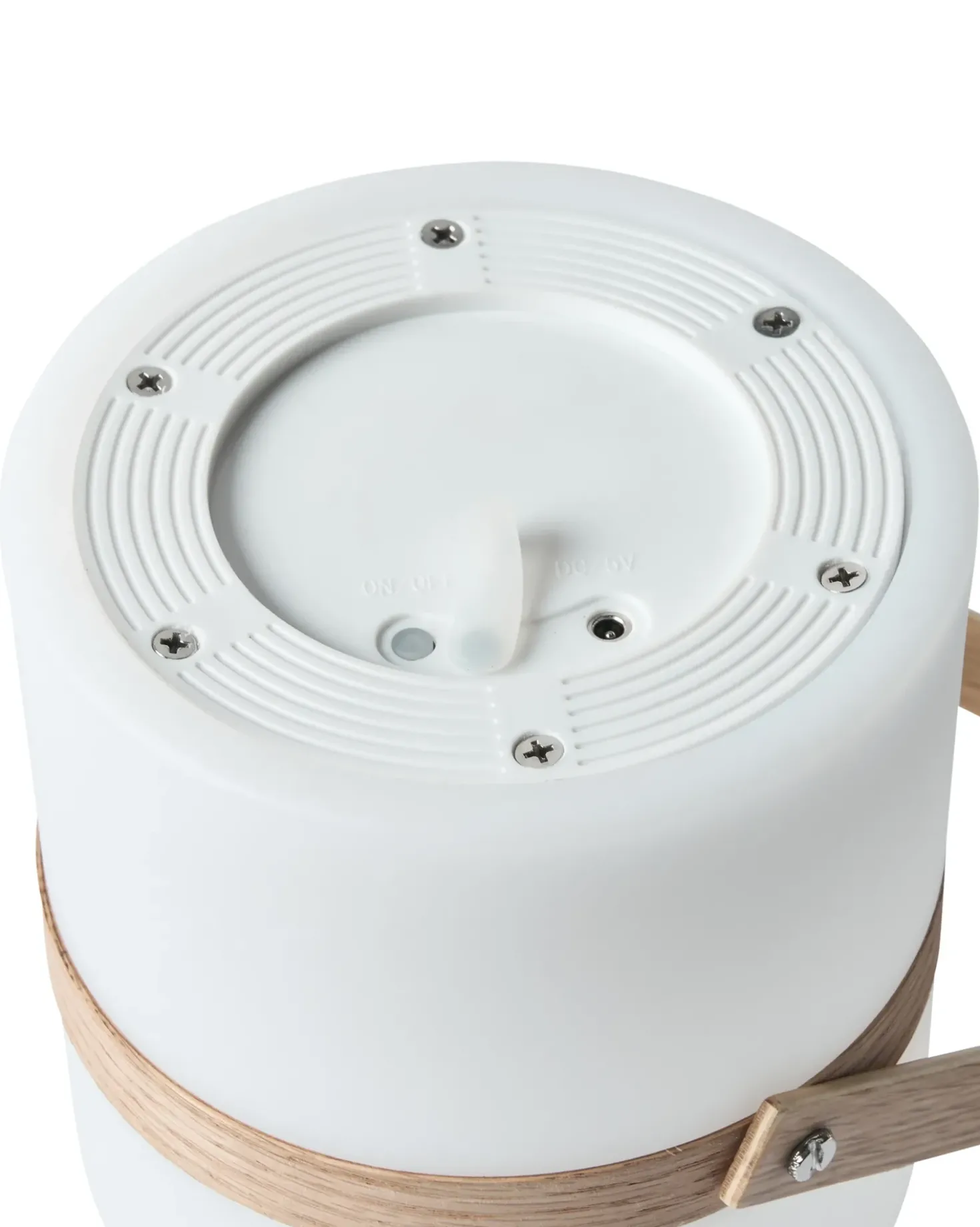Udendørs LED-bordlampe ESTERO Med fjernbetjening Hvid
