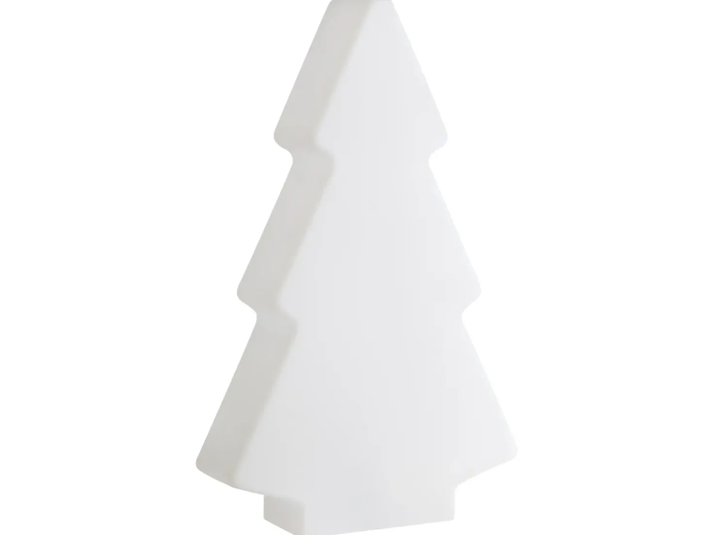 Udendørs LED-gulvlampe FINNAN Juletræ 83 cm Hvid