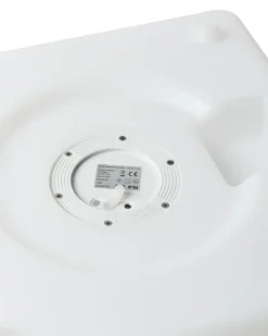 Udendørs LED-gulvlampe LAGARTO Med fjernbetjening Hvid