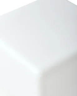 Udendørs LED-gulvlampe LAGARTO Med fjernbetjening Hvid