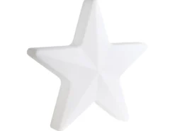 Udendørs LED-gulvlampe OLSAN Stjerne 76 cm Hvid