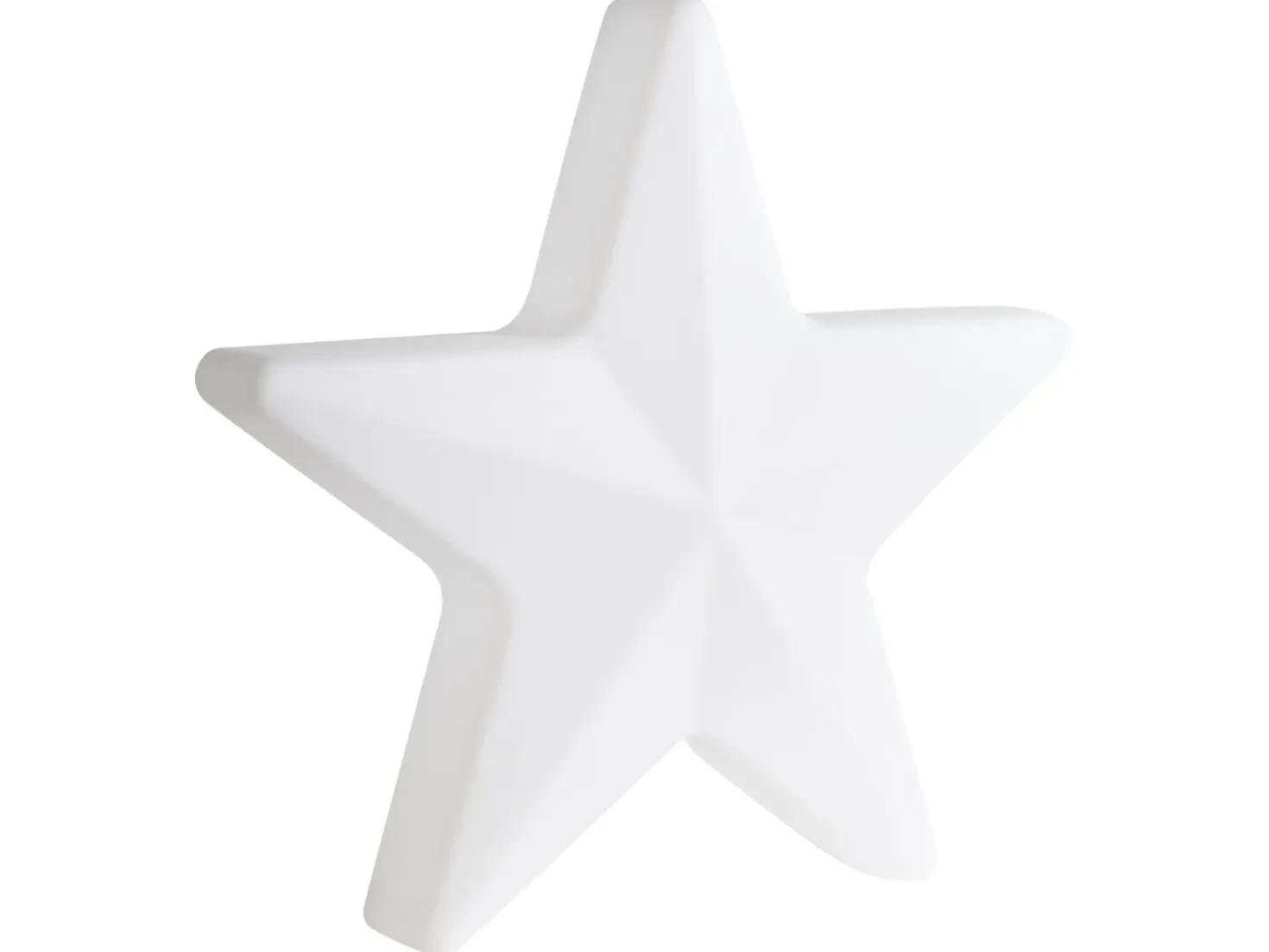 Udendørs LED-gulvlampe OLSAN Stjerne 76 cm Hvid