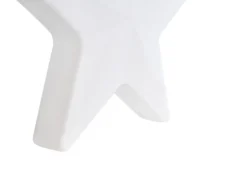 Udendørs LED-gulvlampe OLSAN Stjerne 76 cm Hvid