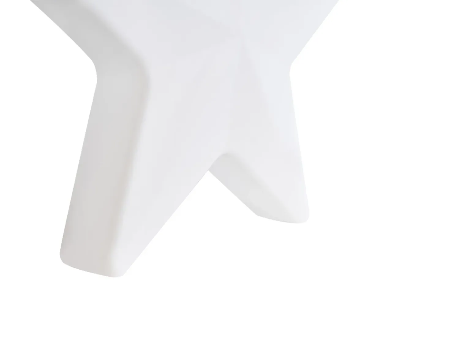 Udendørs LED-gulvlampe OLSAN Stjerne 76 cm Hvid