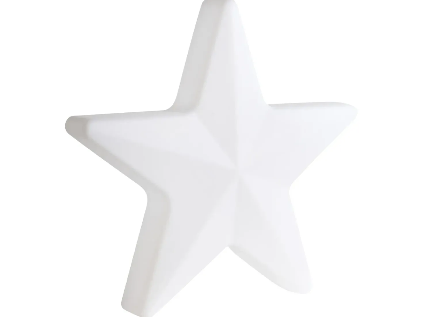 Udendørs LED-gulvlampe OLSAN Stjerne 76 cm Hvid