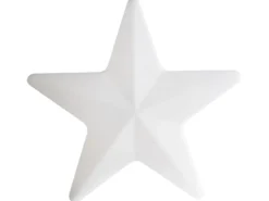Udendørs LED-gulvlampe OLSAN Stjerne 76 cm Hvid