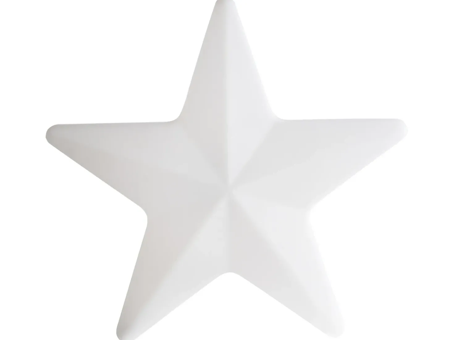 Udendørs LED-gulvlampe OLSAN Stjerne 76 cm Hvid