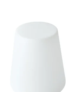 Udendørs LED-gulvlampe SABANAS Med fjernbetjening Hvid
