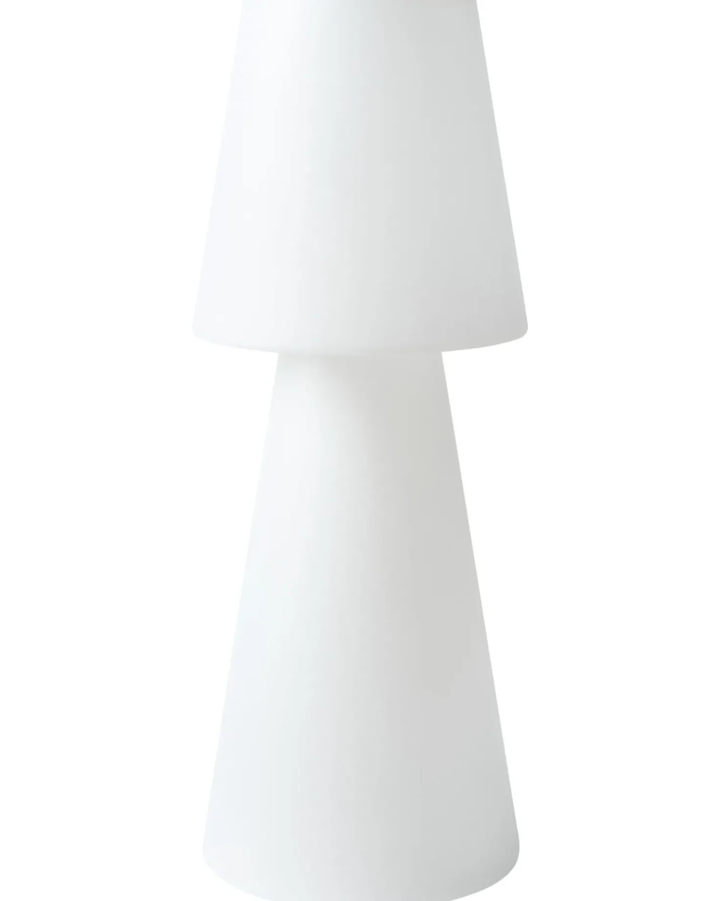 Udendørs LED-gulvlampe SABANAS Med fjernbetjening Hvid