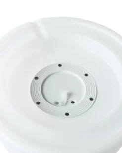Udendørs LED-gulvlampe SABANAS Med fjernbetjening Hvid