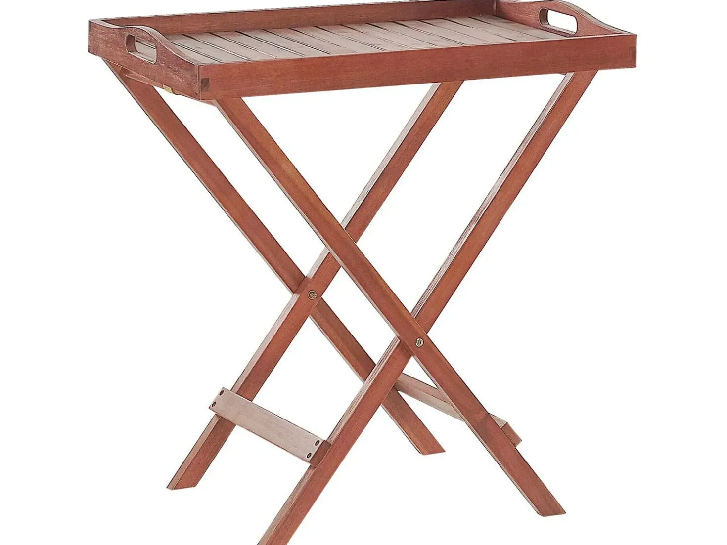 Udendørs sidebord TOSCANA Akacietræ Mørkebrun