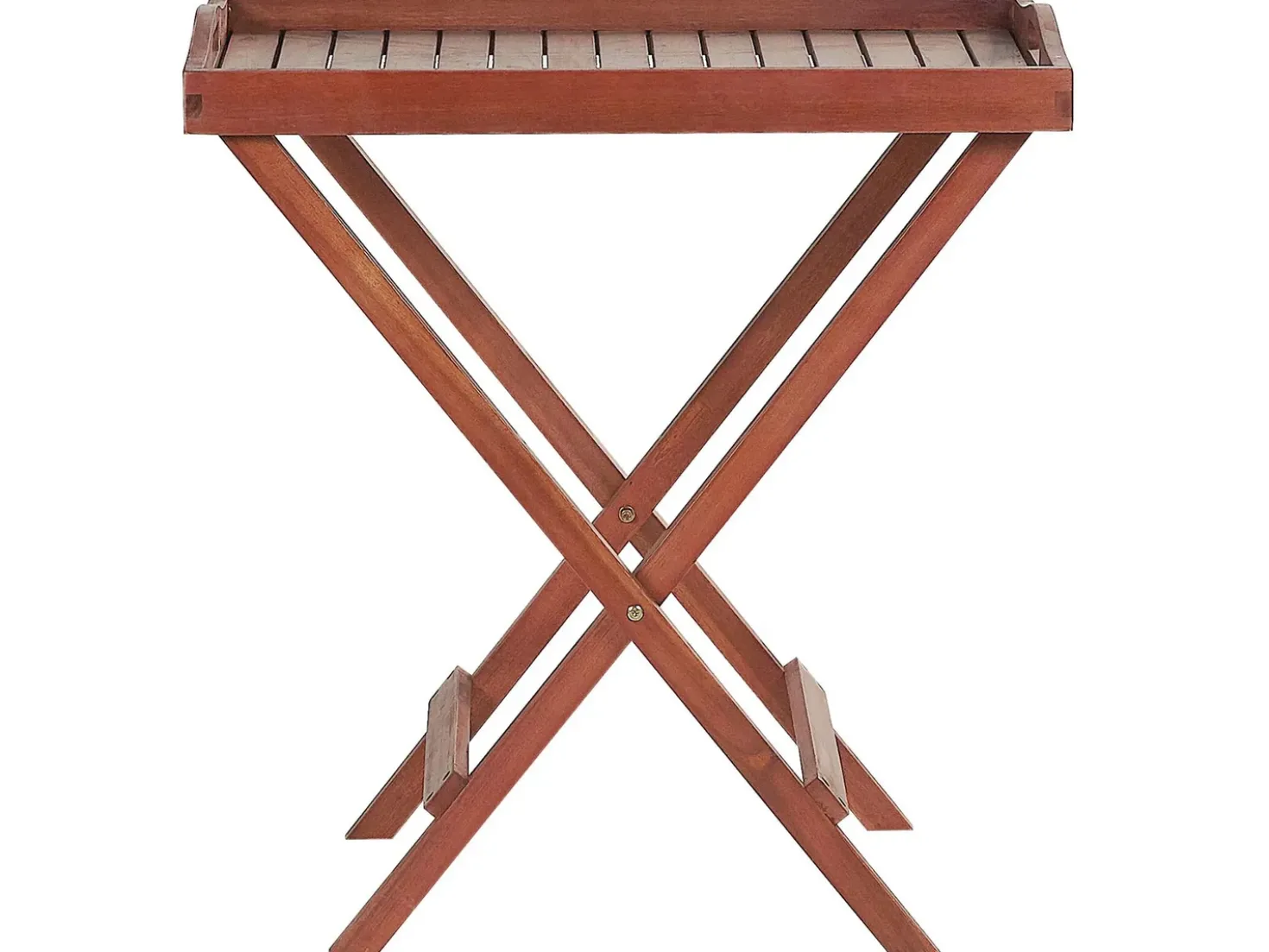 Udendørs sidebord TOSCANA Akacietræ Mørkebrun