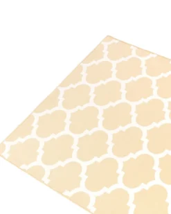 Udendørstæppe AKSU Beige 140 x 200 cm Kan vendes