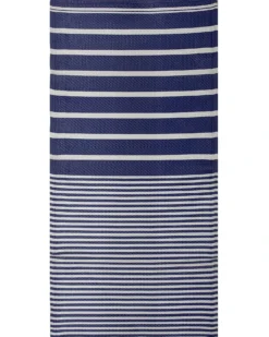 Udendørstæppe HALDIA Navy Blå 90 x 180 cm