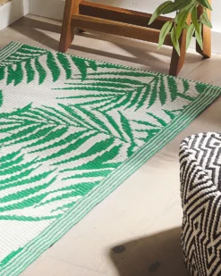 Udendørstæppe KOTA Grøn 60 x 105 cm Kan vendes