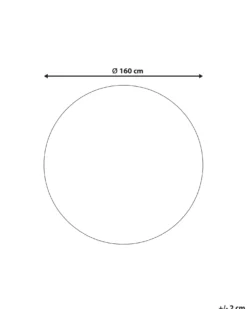 Udendørstæppe MOSORE Beige ø 160 cm
