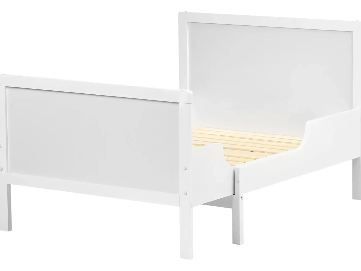 Udtrækkelig børneseng Fyretræ MONTIGNY 90 x 200 cm Hvid