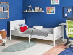 Udtrækkelig børneseng Fyretræ MONTIGNY 90 x 200 cm Hvid