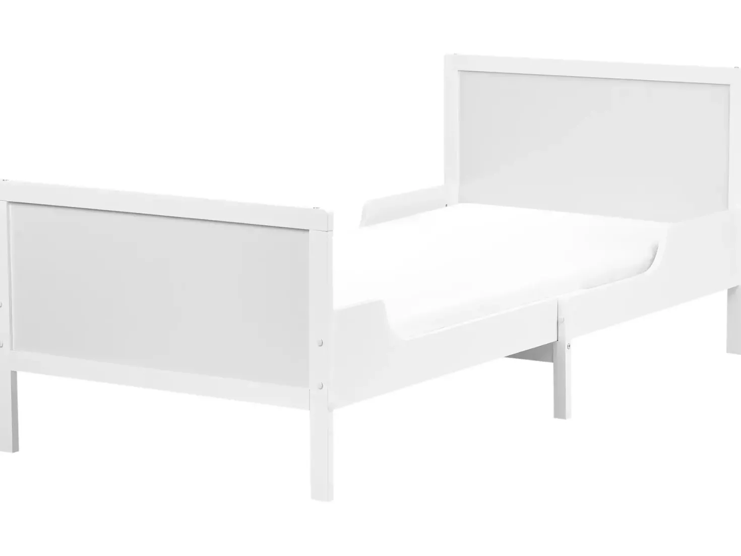 Udtrækkelig børneseng Fyretræ MONTIGNY 90 x 200 cm Hvid