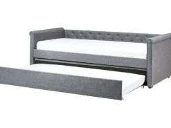 Udtræksseng LIBOURNE 90 x 200 cm Mørkegrå
