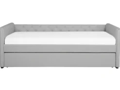 Udtræksseng LIBOURNE 80 x 200 cm Lysegrå
