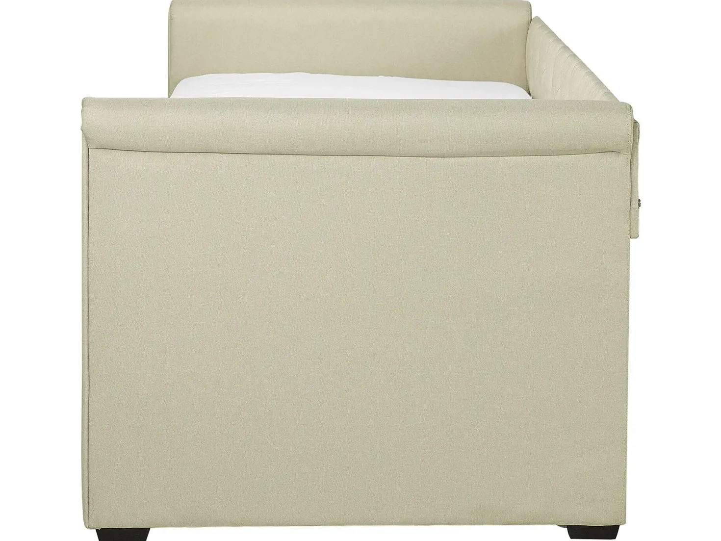Udtræksseng LIBOURNE 80 x 200 cm Beige